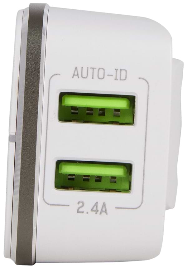 Фото - Сетевое зарядное устройство Intaleo TCG242 (с кабелем Lightning) Белый