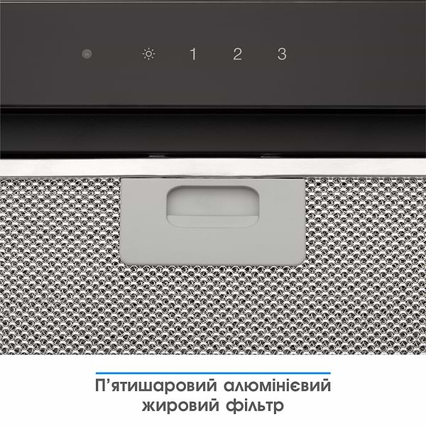 Фото - Вытяжка встраиваемая ELEYUS INTEGRA 1200 LED 70 BL