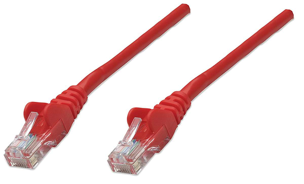 Фото - Кабель патч-корд Intellinet UTP Cat.5e  7.5м Red (319898)