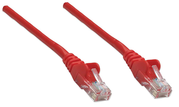 Фото - Кабель патч-корд Intellinet UTP Cat.5e  7.5м Red (319898)