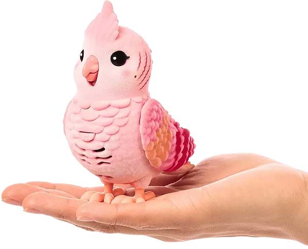 Фото - Інтерактивна іграшка Moose папужка какаду Розі в клітці (26692)