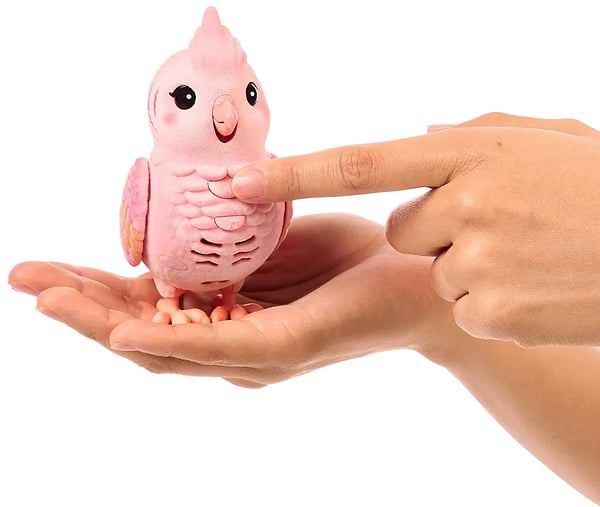 Фото - Інтерактивна іграшка Moose папужка какаду Розі в клітці (26692)