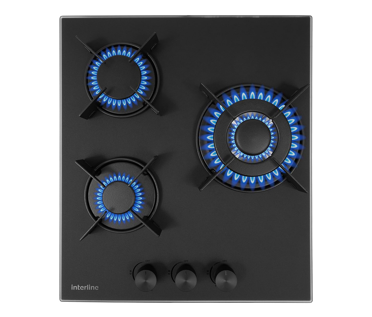 Варочная панель газовая Interline HGG 540 MGT BA Nano Matte