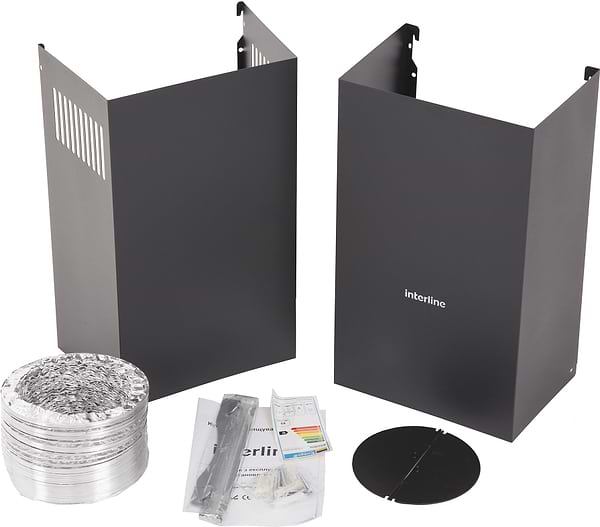 Фото - Уцінка - Витяжка декоративна Interline ALTEA BK A 60 PB/GL/A