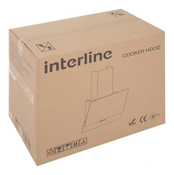 Фото - Витяжка декоративна Interline ALTEA WH A 60 PB/GL/A