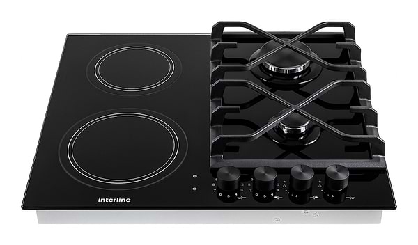 Фото - Комплект техніки Interline Духова шафа + Варильна поверхня Interline OEG 581 ECR BA + HCG 561 FGT BA