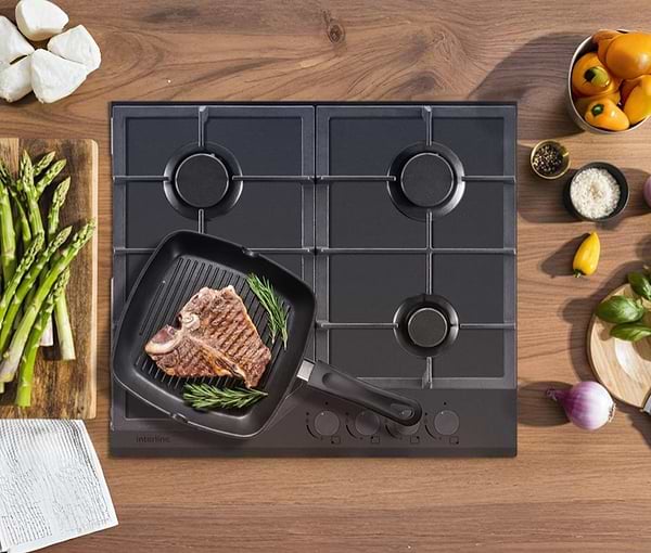 Фото - Комплект техніки Interline Духова шафа + Варильна поверхня Interline OEG 781 ETR BA Nano Matte + HGG 760 FGT BA Nano Matte