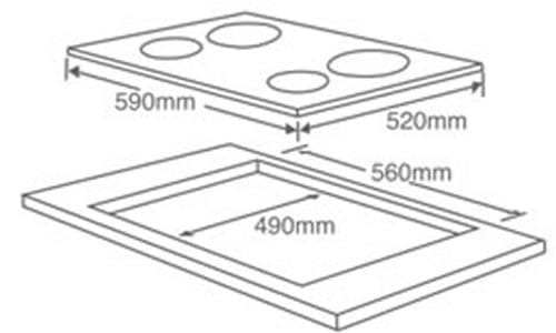 Фото - Варильна поверхня електрична Interline HIV 568 SBP WA