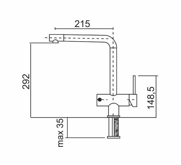 Фото - Смеситель кухонный Interline Mix New Old White