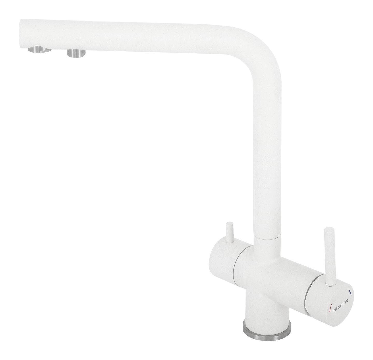 Кухонний змішувач Interline Mix New White - Фото 1