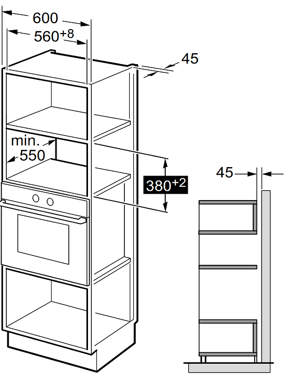 Фото - Мікрохвильова піч (НВЧ) вбудована Interline MWC 320 SSG BA