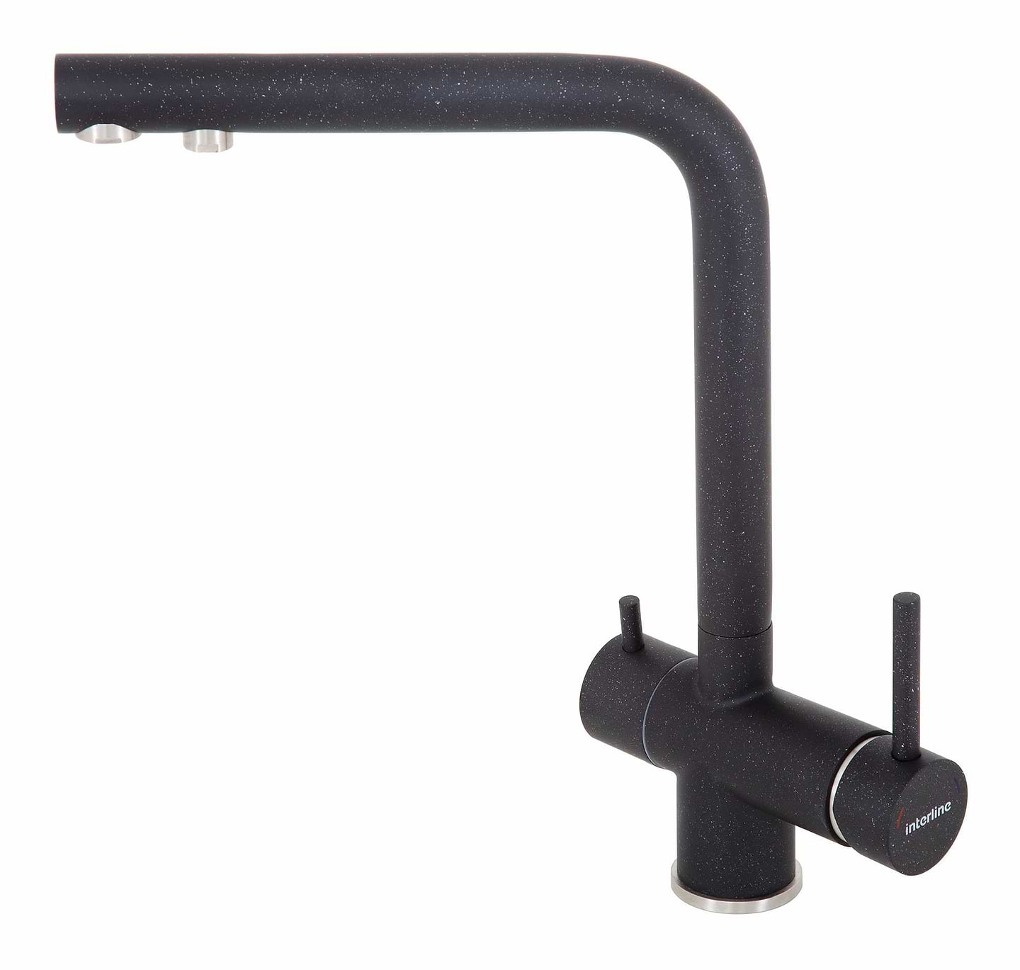 Кухонний змішувач Interline Storm New Black - Фото 1