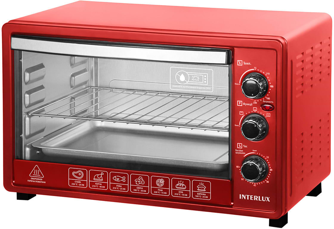 Купити Піч електрична INTERLUX ILEO-0038R - Фото 1 Піч електрична INTERLUX ILEO-0038R - Фото 1