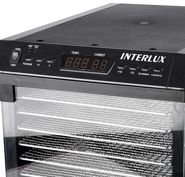 Фото - Сушарка для фруктів та овочів INTERLUX ILFD-8808MH
