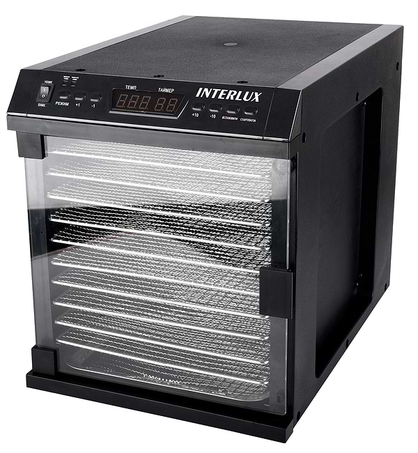Фото - Сушарка для фруктів та овочів INTERLUX ILFD-8808MH