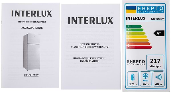 Фото - Уценка - Холодильник INTERLUX ILR-0213MW