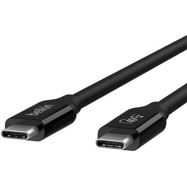 Фото - Кабель синхронизации данных Belkin USB4 USB C - USB C 100W 0.8 m Black (INZ001BT0.8MBK)