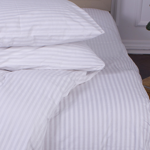 Фото - Комплект постільної білизни MirSon King Size 220x240 Ranforce Elite 17-0605 Stripe White Ранфорс (2200008053833)