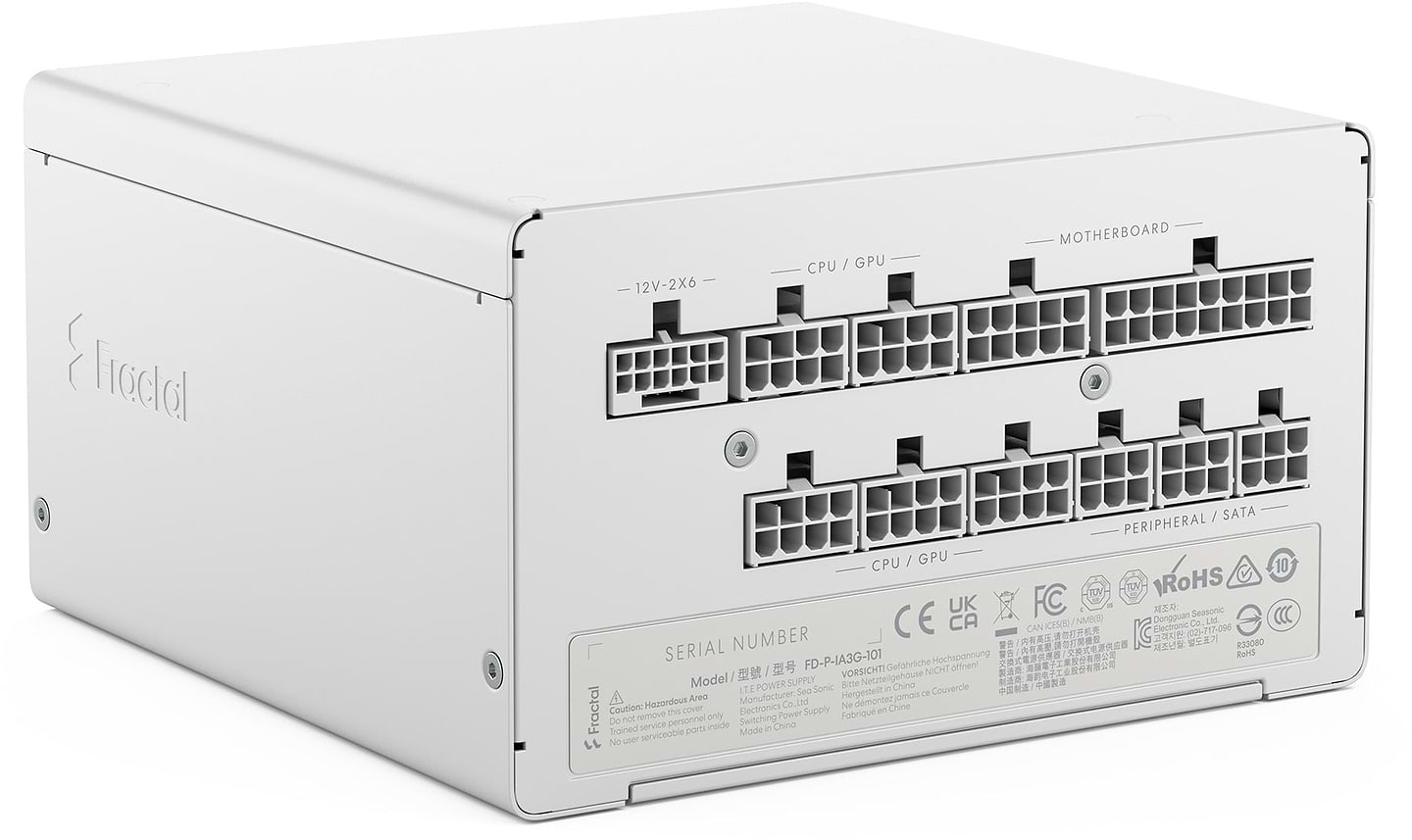 Блок живлення для ПК Fractal design Ion 3 Gold 1000W White EU (FD-P-IA3G-101-EU-WT)