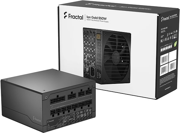 Фото - Блок питания для ПК Fractal design Ion Gold 550W (FD-P-IA2G-550-EU)