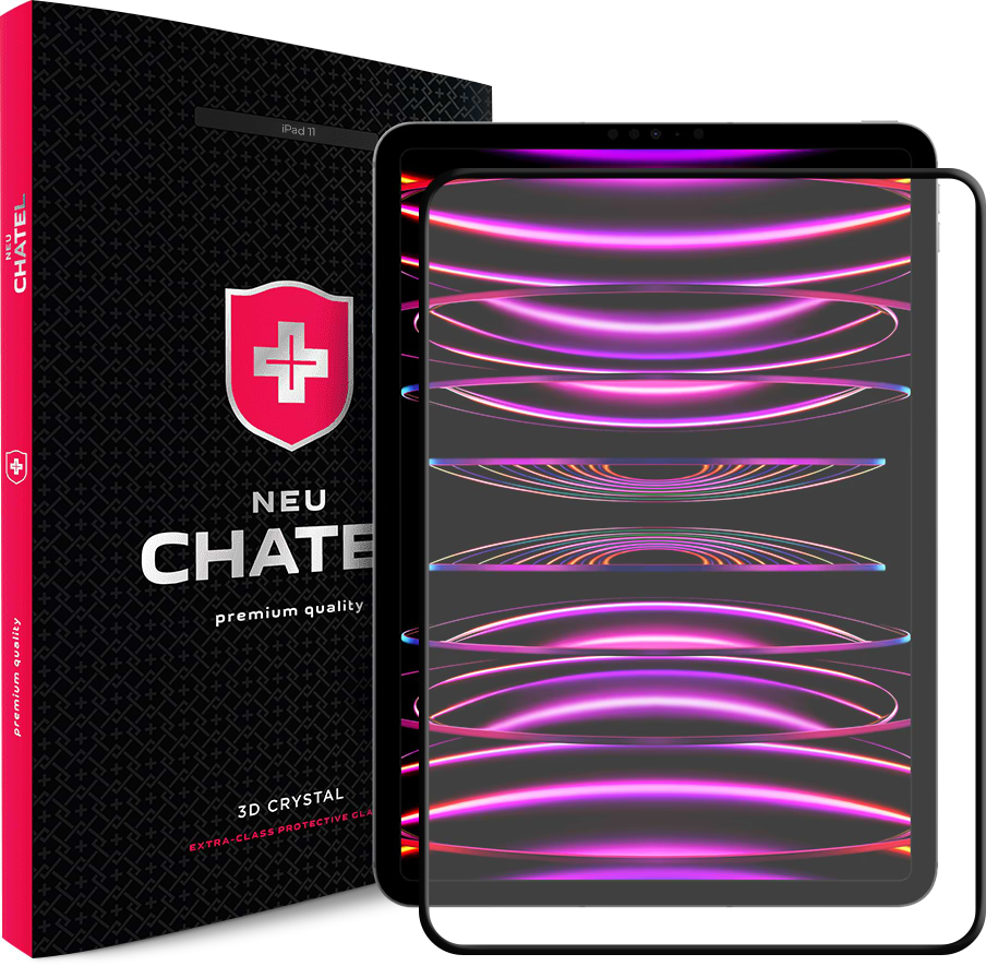 Защитное стекло для планшета NEU Chatel Screen Protective HD Glass 0.26mm for iPad Pro 11" (2024) Front (NEU-10.9.P11.2024)