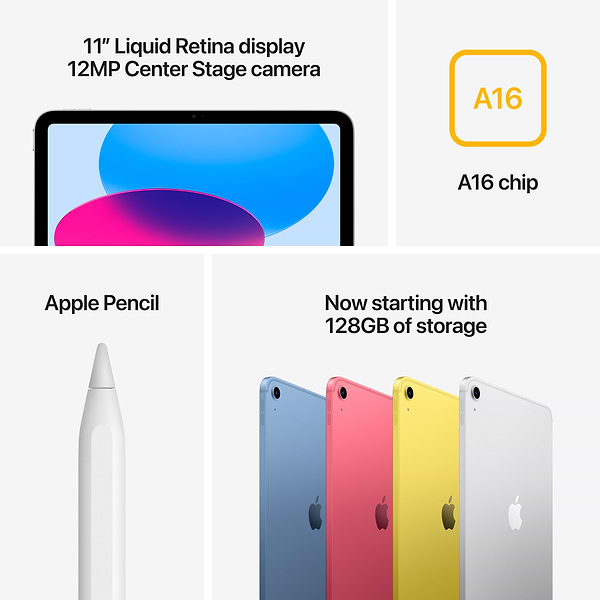 Фото - Планшет Apple iPad 11'' (A16) Cellular 512GB (MD7P4) Silver
