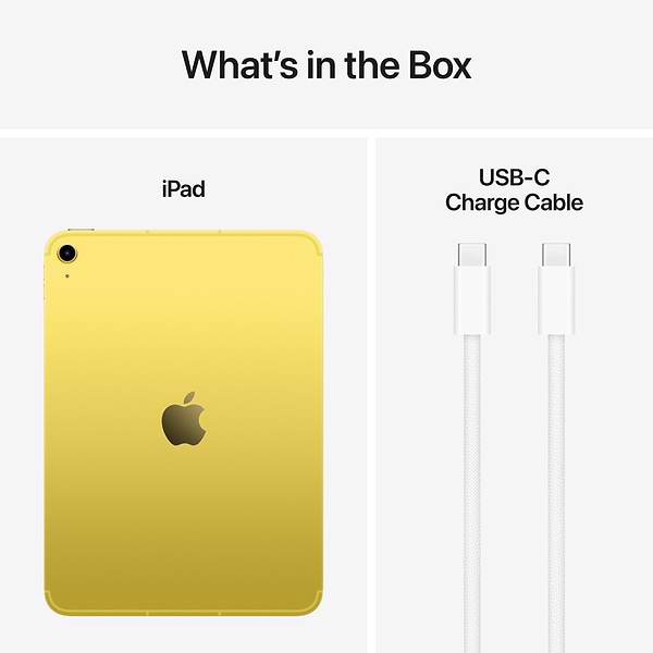 Фото - Планшет Apple iPad 11'' (A16) Cellular 512GB (MD7R4) Yellow
