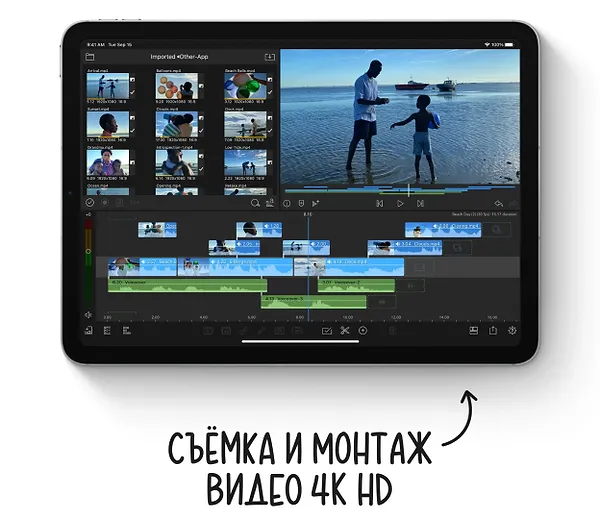 Фото - Планшет Apple iPad Air 10.9'' Wi-Fi 256GB MYFY2RK/A Sky Blue