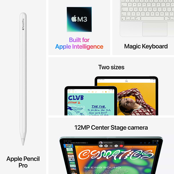 Фото - Планшет Apple iPad Air 11'' (M3) WiFi 512GB (MCA74) Space Gray