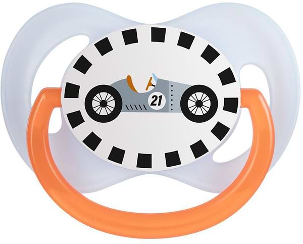 Фото - Симметричная пустышка Canpol babies 0-6 м-цев 2 шт. Racing (22/634)