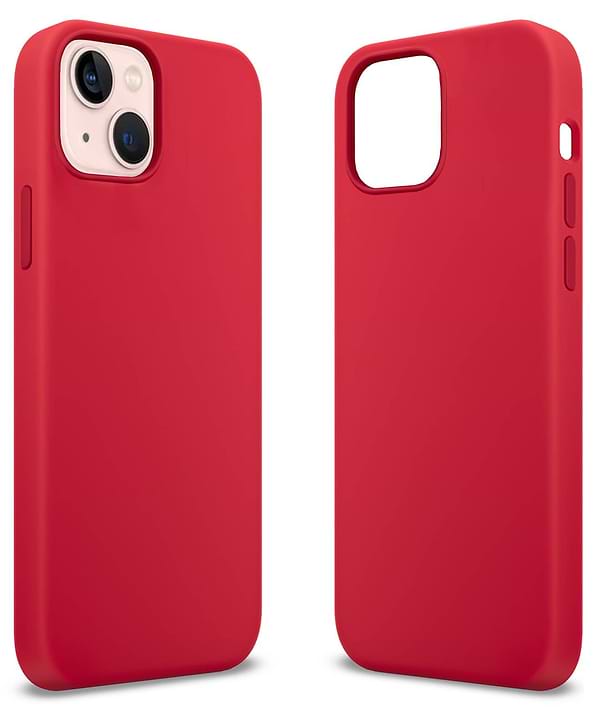Фото - Чохол для смартфону MakeFuture Apple iPhone 13 mini Premium Silicone Red (MCLP-AI13MRD)