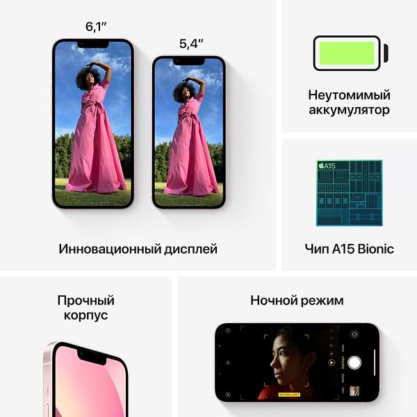 Фото - Смартфон Apple iPhone 13 mini 512Gb Pink