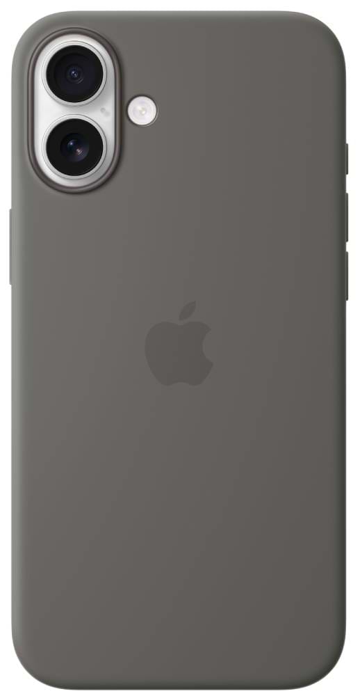 Чехол для смартфона Apple Silicone Case with MagSafe Stone Gray iPhone 16 Plus (MYYC3ZM/A) - Фото 1
