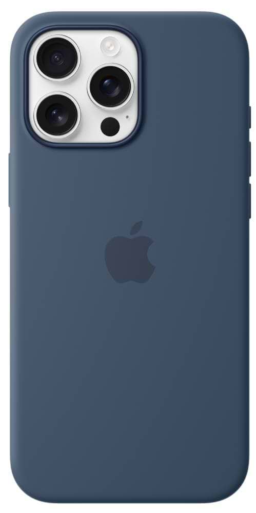 Чехол для смартфона Apple Silicone Case with MagSafe Denim iPhone 16 Pro Max (MYYU3ZM/A) - Фото 1