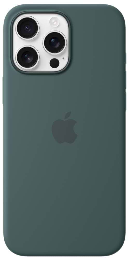 Чехол для смартфона Apple Silicone Case with MagSafe Lake Green iPhone 16 Pro Max (MA7V4ZM/A) - Фото 1