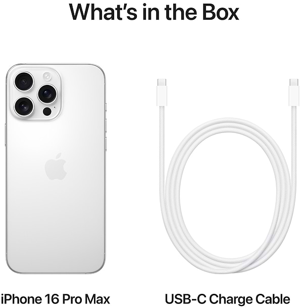 Фото - Смартфон Apple iPhone 16 Pro Max 512Gb White Titanium