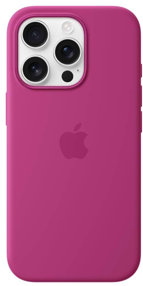 Чехол для смартфона Apple Silicone Case with MagSafe Fuchsia iPhone 16 Pro (MYYN3ZM/A) - Фото 1