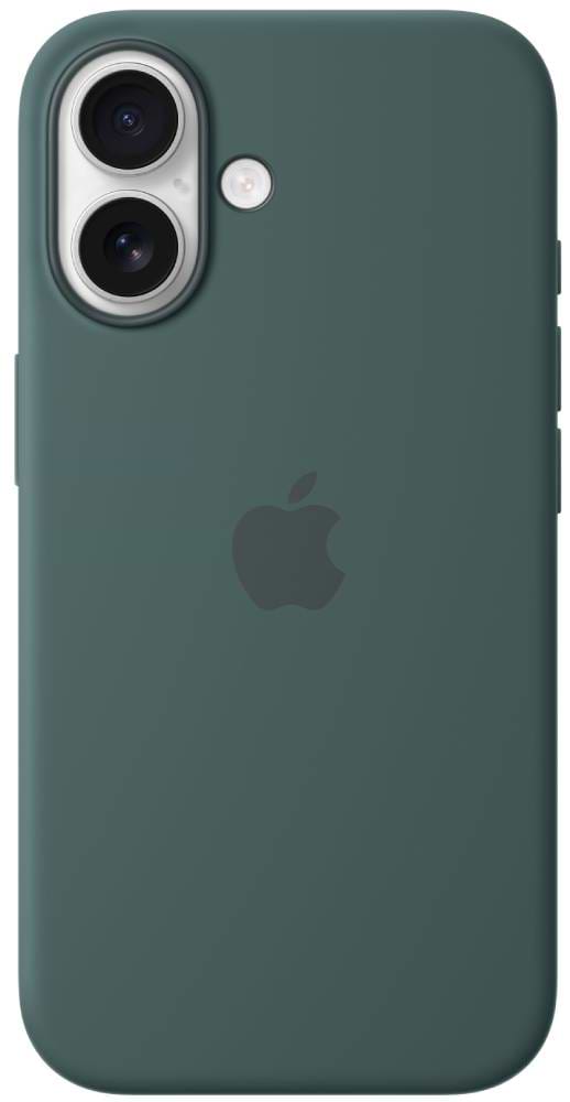 Чехол для смартфона Apple Silicone Case with MagSafe Lake Green iPhone 16 (MYY83ZM/A) - Фото 1