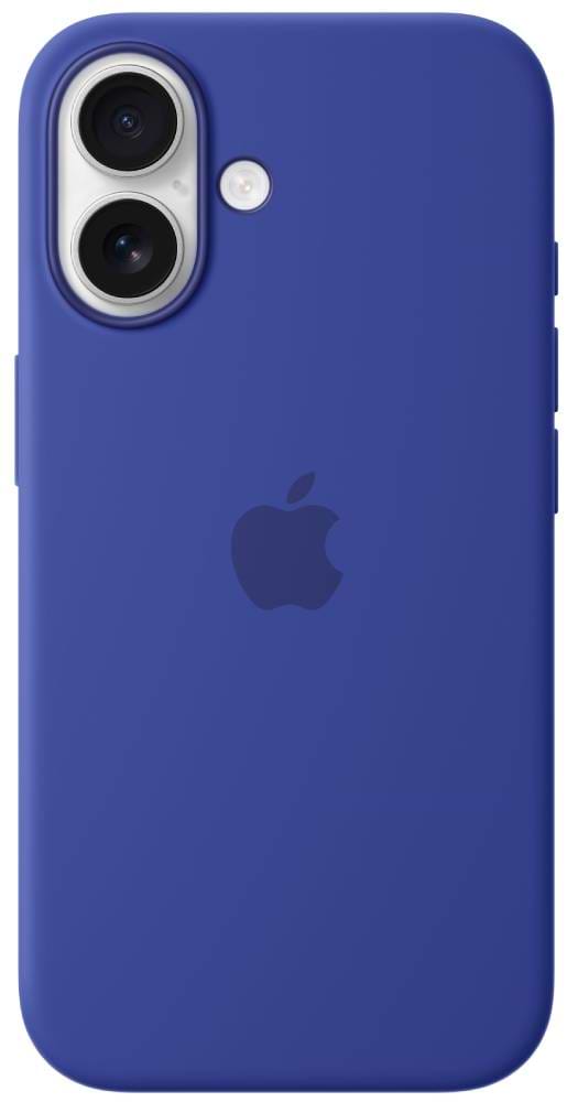 Чехол для смартфона Apple Silicone Case with MagSafe Ultramarine iPhone 16 (MYY63ZM/A) - Фото 1