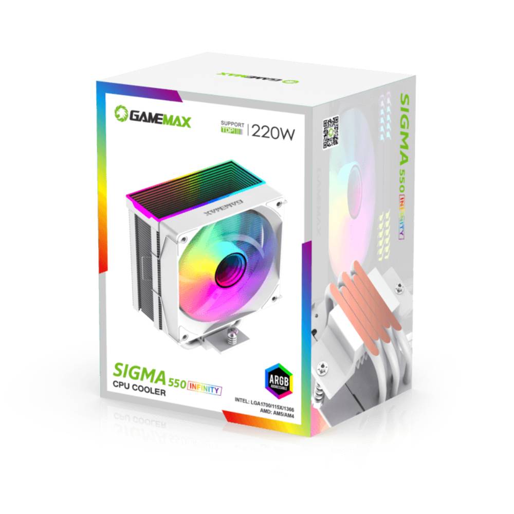 Фото - Процессорный кулер Gamemax Sigma 550 Infinity WH
