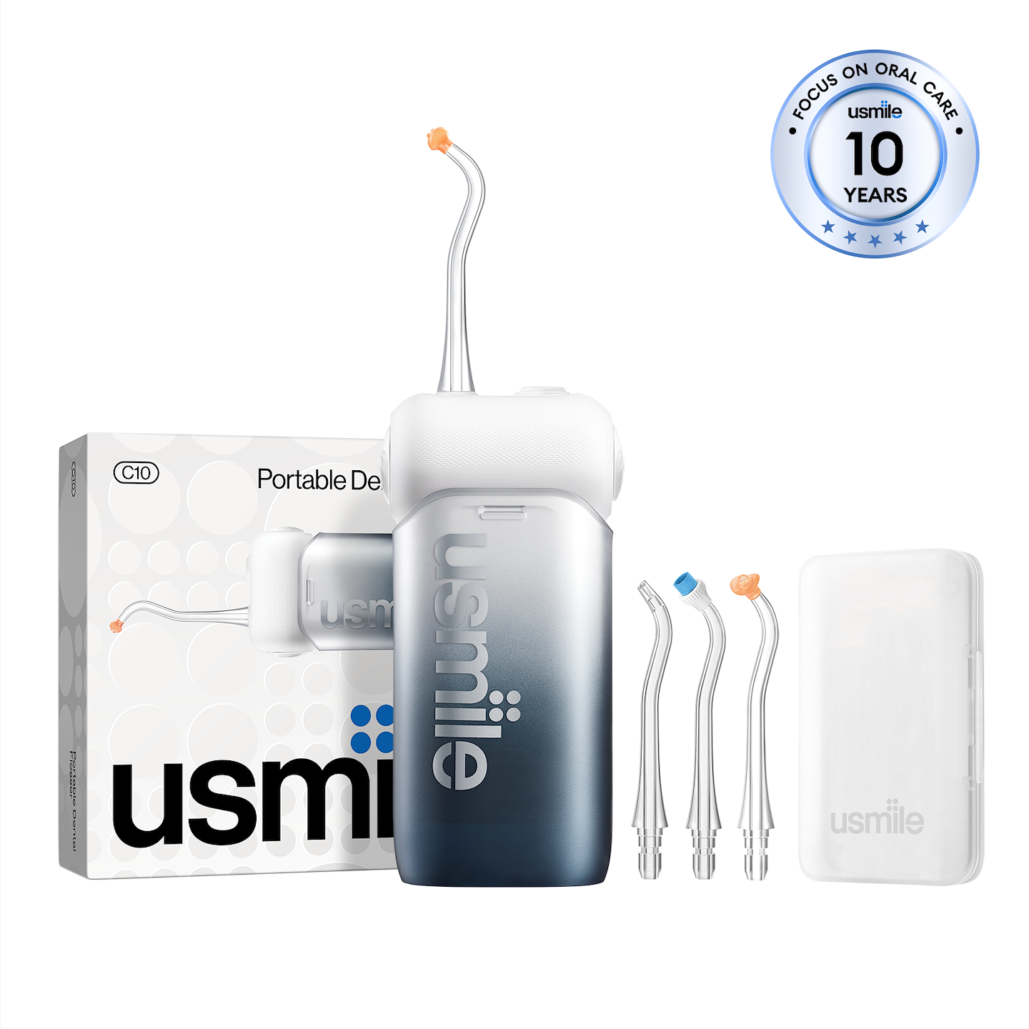 Іригатор Usmile C10 чорно-білий
