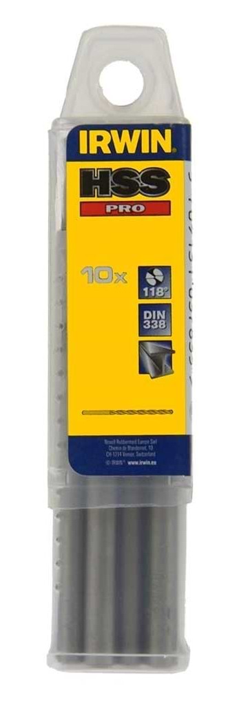 Фото - Набір свердел IRWIN HSS PRO 7.0 10 шт. (10502301)