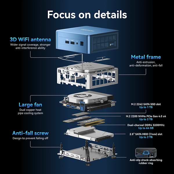 Фото - Неттоп GEEKOM Mini IT12 Intel i9-12900HK (GMIT12i912900HK-321T-EU)