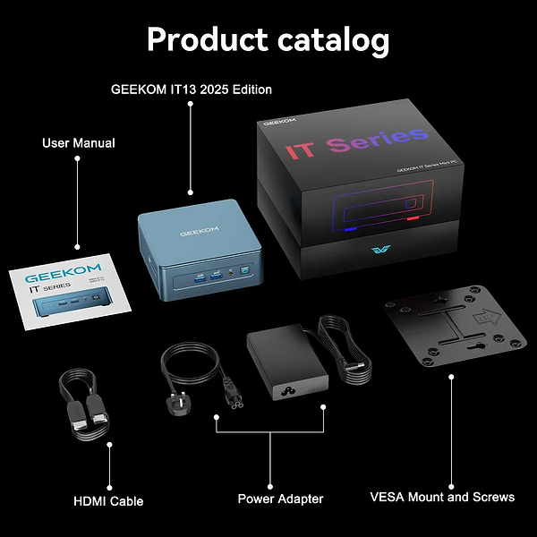 Фото - Неттоп GEEKOM IT13 Intel Core i9-13900HK (GMIT13I913900HK-322-EU)