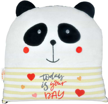 Фото - Подушка декоративная детская Tigres Панда Today is your day (ПД-0301)