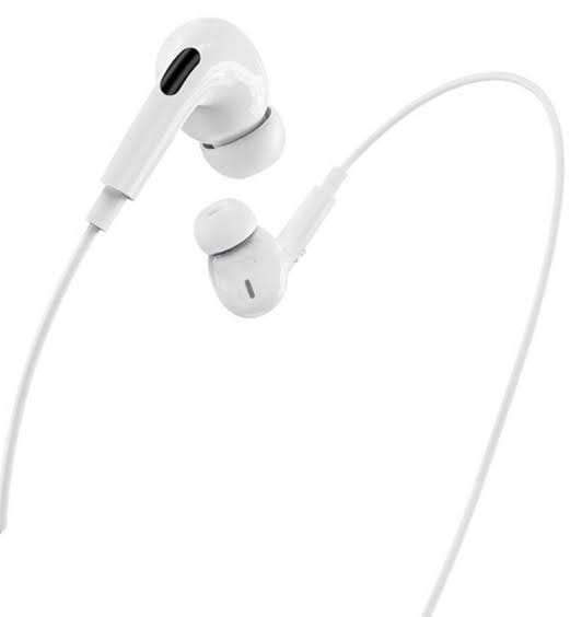 Фото - Навушники вкладиші дротові Denmen DR06 3.5mm 1.2 м White (DE-DR06-WH)