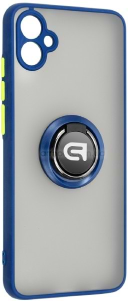 Чохол для смартфону Armorstandart Frosted Matte Ring for Samsung A04e (A042) Navy Blue (ARM68348) - Фото 1