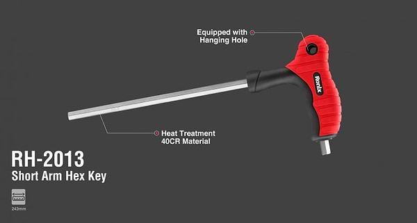 Фото - Ключ шестигранний Ronix RH-2013