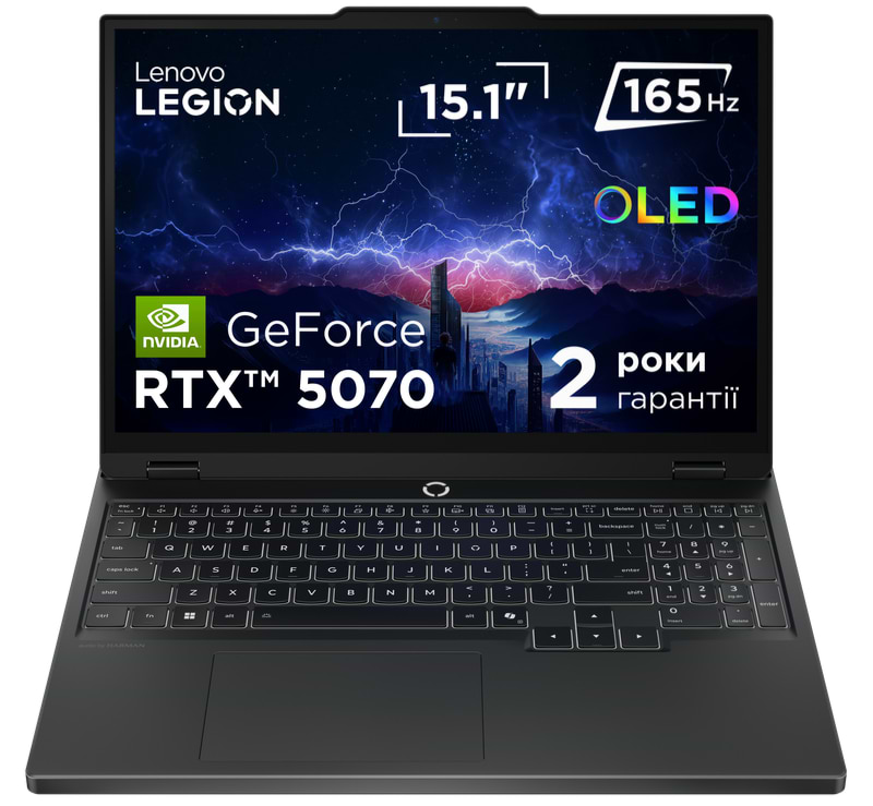 Ноутбук игровой Lenovo Legion 5 15IRX10 (83LY007LRA) Eclipse Black - Фото 1