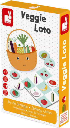 Настольная игра Janod Лото. Овощи (J02691)